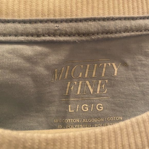Mighty Fine Light Gray Tee - Picture 3 of 6